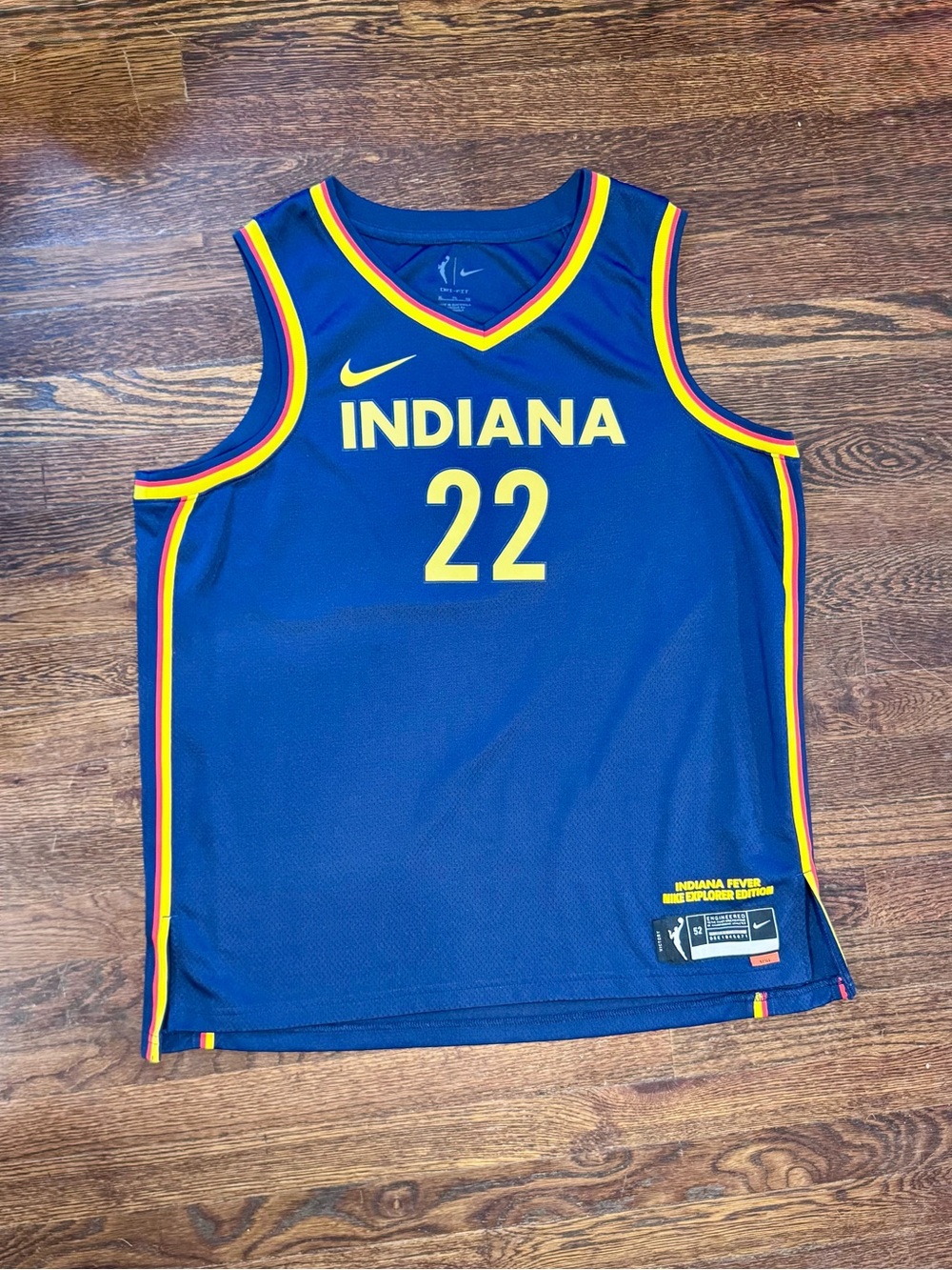Indiana Fever Caitlin Clark #22 Nike Explorer Edition Jersey